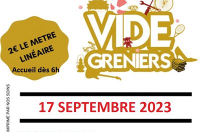 Vide grenier du secours populaire