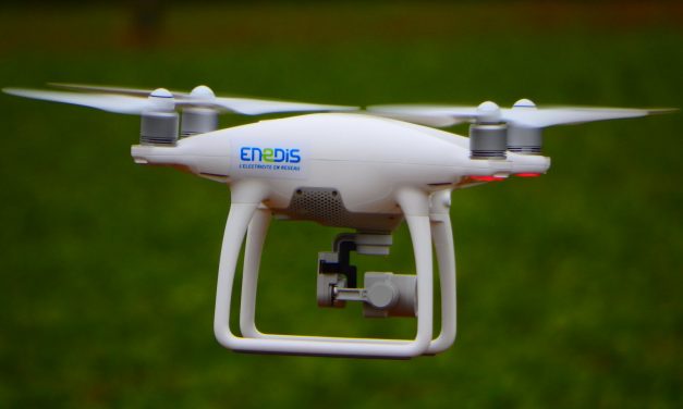 Inspection par drone des lignes Haute Tension ENEDIS