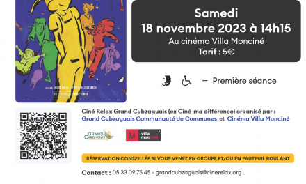 Ciné Relax – la Première samedi 18 novembre