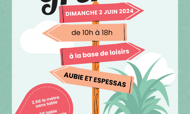 Vide-grenier – dimanche 2 juin 2024