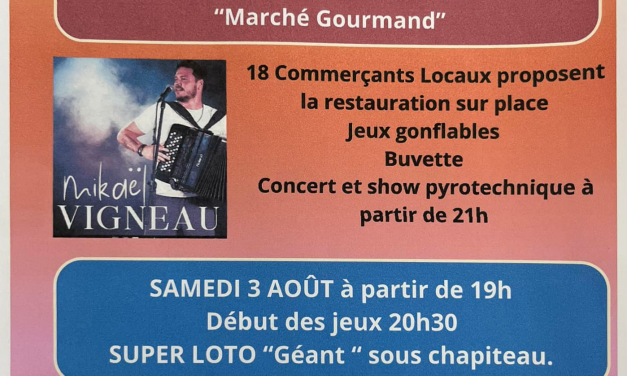 Loto et marché gourmand