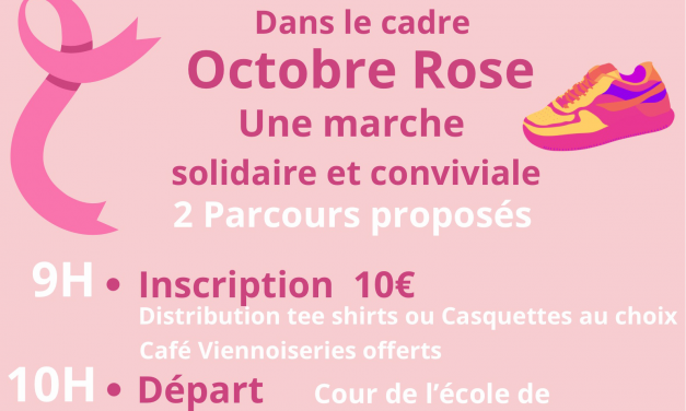 Marche solidaire Octobre Rose