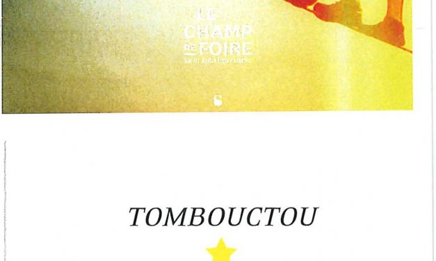 Spectacle – TOMBOUCTOU – samedi 28 sept. 11h00