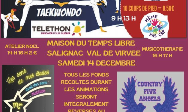 Événement Caritatif au Profit du Téléthon à Salignac Val de Virvée