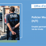 Offre d’emploi – Policier municipal (h/f)