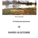 Lâchers de truites à Val-de-Virvée