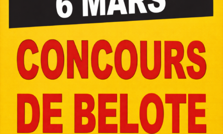 Concours de belote – 6 mars – St. Antoine (Val-de-Virvée)