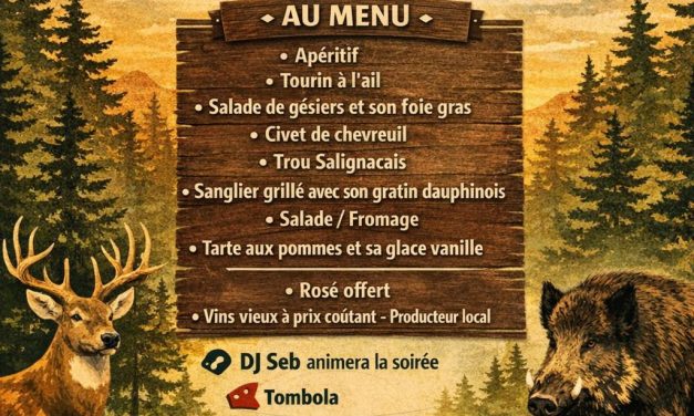 🎯 Repas des chasseurs – Ouvert à tous !